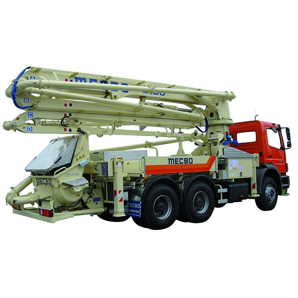 Mecbo AUT 28m truck-mounted concrete boom pump